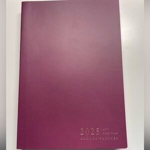 Sterling Ink 2025 A5 Vertical Full Year Common Planner Mulberry